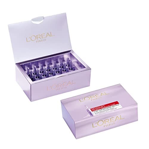 Image of L'Oreal Paris Revitalift Filler Replumping Hyaluronic Acid Ampoules, 28-Day Bumper Pack,Treatment To visibly Smooth, Replump Skin & Reduce Fine Lines, 28 x 1.3ml