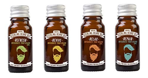 Image of Wahl Beard Oil Gift Set 4 X 10 ml Fragrances, Gifts for Men