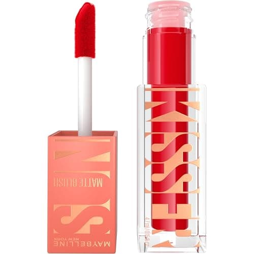 Image of Maybelline Sunkisser Liquid Blush Glow Bronzer + Vitamin E, Hazy Matte Finish with Plush Dot Applicator for a Sunkissed Glow, Buildable Color, Shade: 12 Summer in the City