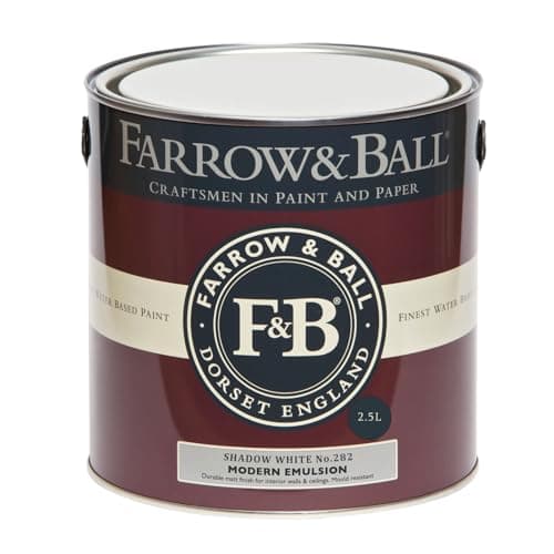 Image of Farrow & Ball MODERN EMULSION 282 SHADOW WHITE 2.5L*MIXED TO ORDER-NON RETURNABLE