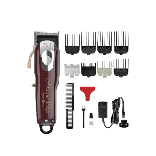Image of Wahl 5 Star Cordless Magic Clip, Professional Hair Clippers, Pro Haircutting Kit, Clippers for Blunt Cuts, Adjustable Taper Lever, Crunch Blade, Cordless, Lightweight, Barbers Supplies