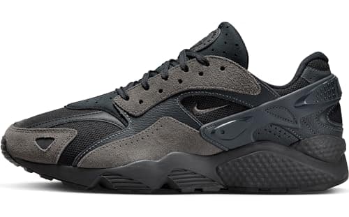Image of NIKE DZ3306 Air Huarache Runner Men Black/Medium ASH-Anthracite UK 10