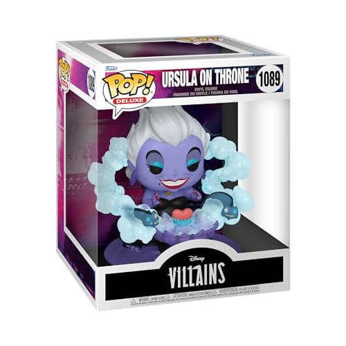 Image of Funko POP! Deluxe: Disney Villains-Ursula on Throne - Collectable Vinyl Figure - Gift Idea - Official Merchandise - Toys for Kids & Adults - Movies Fans - Model Figure for Collectors and Display