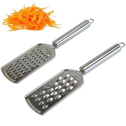 Image of Armo® 2 Pack Stainless Steel Vegetable Grater Cheese Slicer Kitchen Blade