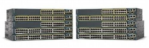 Image of Cisco WS-C2960S-24PD-L - Catalyst 2960S-24PD-L - Switch - Managed - 24 x 10/100/1000 (PoE) + 2 x 10 Gigabit SFP+ - rack-mountable - PoE (Refurbished)