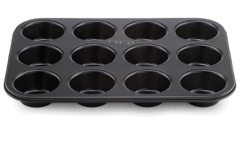 Image of Prestige Inspire Bakeware Muffin Tin, 12 Cup - Black
