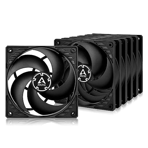 Image of ARCTIC P12 (5 Pack) - PC Fan, 120mm Fan, PC Case Fan, Pressure-optimised, quiet motor, Computer, Fan Speed: 1800 rpm - Black