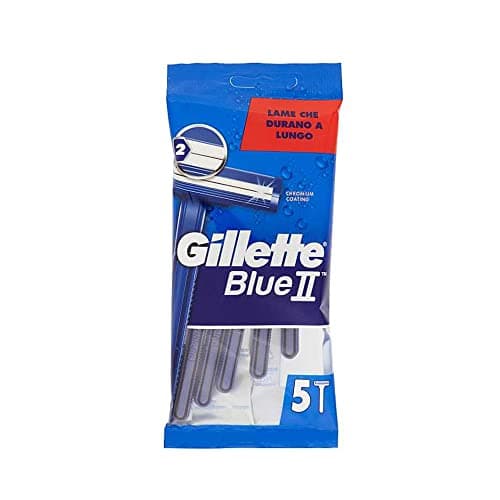 Image of 10 x GILLETTE BLUE II SATIN 5 PCS [ TOTAL 50 SHAVES ]