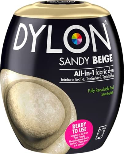 Image of DYLON Washing Machine Fabric Dye Pod for Clothes & Soft Furnishings, 350g – Sandy Beige