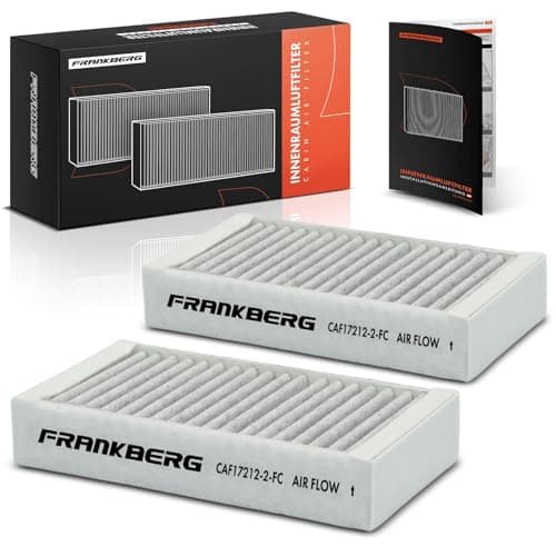 Image of Frankberg 2x Cabin Air Filter Pollen Filter with Activated carbon Compatible with XD3 F25 X3 F25 X4 F26 Replace# 64119237159