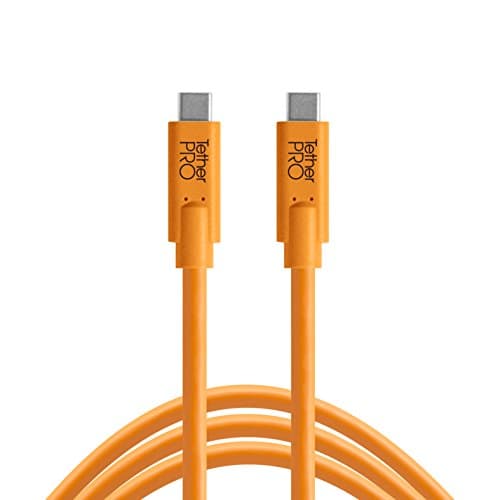 Image of Tether Tools USB-C to USB-C 4.6 m orange Camera