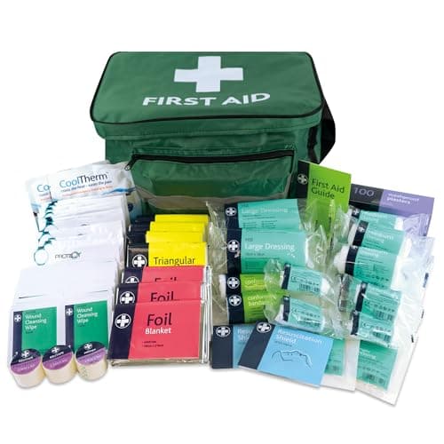 Image of LEWIS-PLAST 224 Pieces All Purpose Large First Aid Kit Haversack - Compact Design for Convenient Storage, Ideal for Home, Office and Sports - Home Medical Kit - Complete First Aid Kit