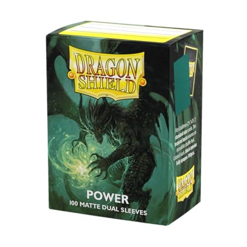 Image of Dragon Shield | Matte Dual Standard Size Card Sleeves | 100 CT - Smooth & Tough Premium TCG Sleeves - Compatible with Pokemon, Flesh & Blood, One Piece & Magic the Gathering | Power