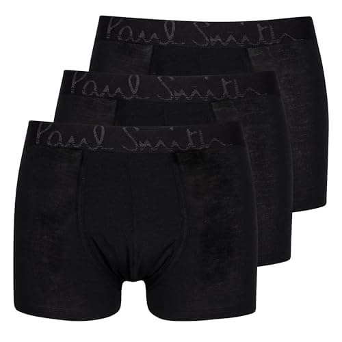 Image of Paul Smith Ps Men's Modal 3-Pack Boxer Briefs, Black, L