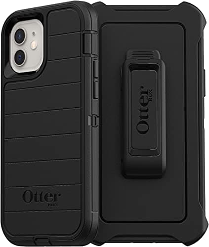 Image of OtterBox Defender Case for iPhone 12 mini, Shockproof, Drop Proof, Ultra-Rugged, Protective Case, 4x Tested to Military Standard, Black