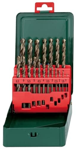 Image of Metabo 627157000 HSS-Co Twist Drills, 0 V, Green, Set of 19 Piece