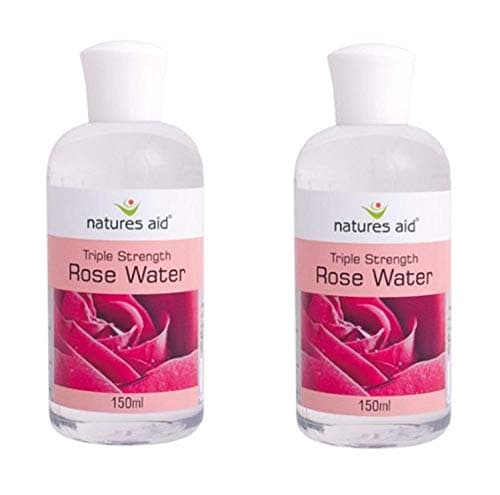 Image of Natures Aid Rosewater (Triple Strength) 150ml - 2 Bottle Pack