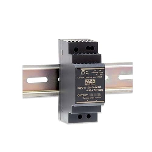 Image of MEAN WELL HDR 30W 15V 2A Switching Power Supply， AC Single Output DIN Rail HDR-30-15 Ultra Slim Step Shape Power Supply Driver Transformer
