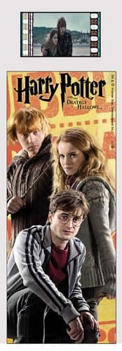 Image of Film Cell Genuine 35mm Laminated Bookmark USBM549 Harry Potter Deathly Hallows