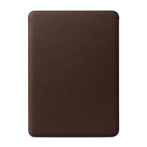 Image of Comfyable Laptop Sleeve 15 Inch Precisely Compatible with MacBook Air 15-inch M5 2026 A3448 M4 2025 A3241 M3 2024 A3114 M2 A2941, Faux Leather Cover Case 15in, Coffee