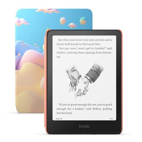 Image of Amazon Kindle Paperwhite Kids (newest gen) larger glare-free display – Children read more than 45 minutes per day with Kindle – 16 GB – Starfish