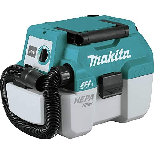 Image of Makita XCV11Z 18V LXT Lithium-Ion Brushless Cordless 2 Gallon HEPA Filter Portable Wet/Dry Dust Extractor/Vacuum, Tool Only