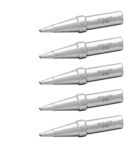 Image of Genuine Weller WE1010 Soldering Tip Set (ETA-5), Screwdriver, 0.062" / 1.6 mm, 5 PCS