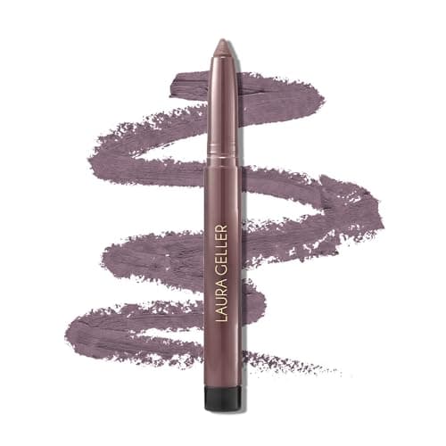 Image of LAURA GELLER NEW YORK Longwear Kohl Kajal Eyeliner Pencil (Smoky Plum Kohl) Hydrating & Vibrant Pencil With Built in Sharpener For Expert Precision, Glides On Effortlessly