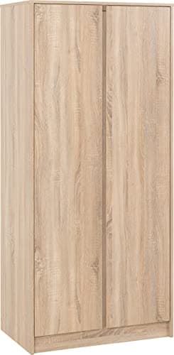 Image of Seconique Malvern 2 Door Wardrobe in Sonoma Oak Effect