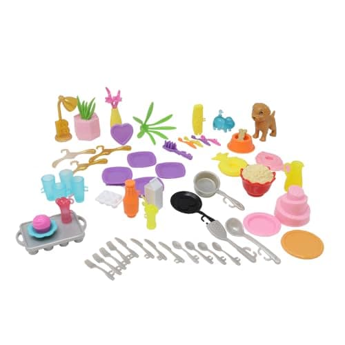 Image of Replacement Parts for Barbie Doll Dreamhouse Doll House Playset HMX10 - Replacement Kitchen and Bathroom Supplies