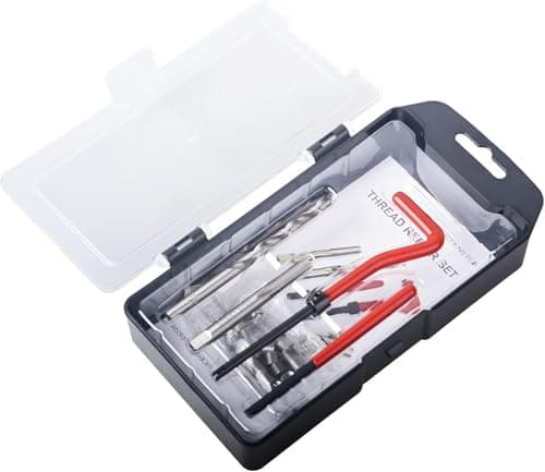 Image of Rdrusean Thread Repair Kit M5x0.8mm Helicoil Restoring Thread Repair Tools Wire Insert Kit for Helicoil Type Internal Screw Holes Repairing (M5 x 0.8)