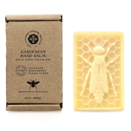 Image of Gardener's Eco-Refill Luxury Solid Hand Cream Bar – 100% Natural Moisturiser for Very Dry Hands | With Beeswax, Cocoa Butter & Coconut Oil | 50g | Packaging May Vary