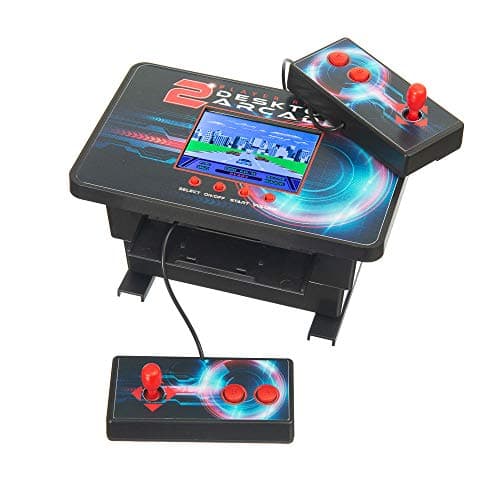 Image of Funtime Gifts ET7820 2 Player Desktop Arcade, Black, 13.8cm