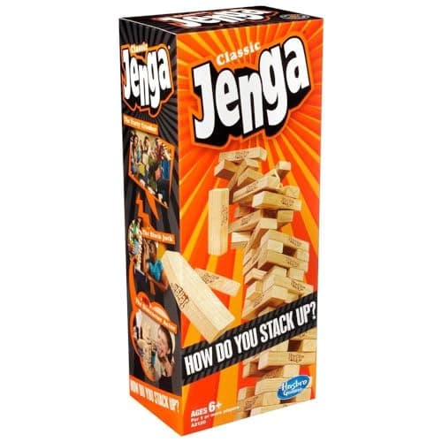 Image of Hasbro Games A2120E24 - Jenga Classic, Children's Game