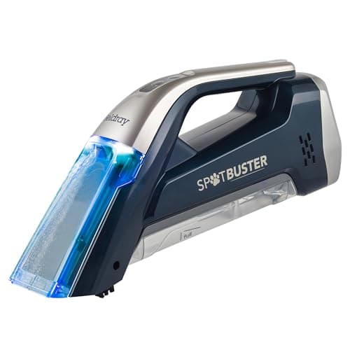 Image of Beldray BEL01624 Cordless Spot Buster - Handheld Carpet Cleaner, 110ML Detergent Tank, Lift & Clean Up After Pets, Spills,7.4V, Built-In Spray Function & Scrubbing Brush, Dual Tank Filters Dirty Water