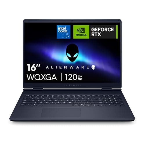 Image of Alienware 16 Aurora Gaming Laptop AC16250 16" WQXGA 120Hz sRGB 100%, Intel Core 7 240H, Processor, NVIDIA GeForce RTX 5060, 16GB RAM, 1TB SSD, Windows 11 Home, UK Keyboard - 1 Year Alienware Care