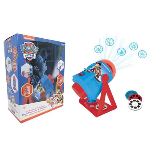 Image of LEXIBOOK, Paw Patrol, My stories brought to light, Story projector with sounds, timer and booklet, blue/red, LTC100PA