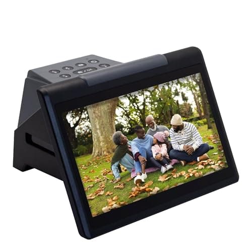 Image of Kenro Digital Film Scanner, Slide Scanner with XL 7" LCD Screen 22MP High-Resolution Convert Colour & B&W Negatives, 35mm, 110, 126, 135, Slides to JPEG with HDMI/USB Output - KNSC303