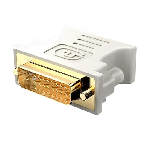 Image of biaze TT1 DVI to VGA Adapter (DVIMale to VGA Female Adapter) 24+1 Pin DVI-D to VGA Converter 1080P Video Connector for Monitor, Computer, Projector, Laptop, GPU, Projector
