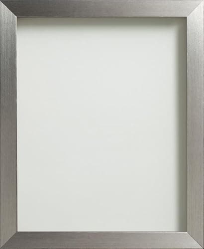 Image of Frame Company Simpson Range Silver Picture Photo Frame, 12x8 inch *Choice of Sizes and Colours* Fitted with Real Glass