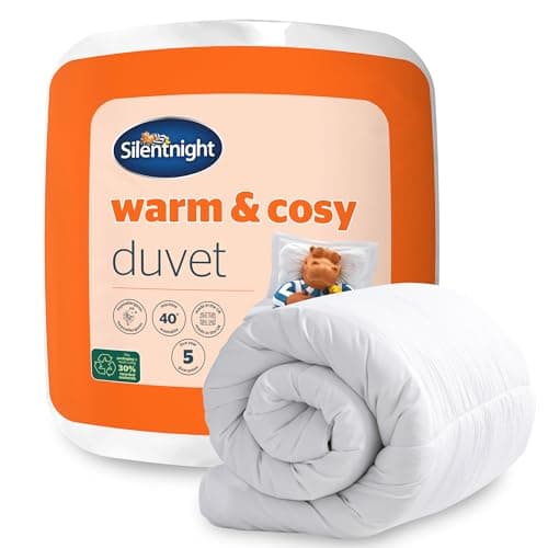 Image of Silentnight Warm & Cosy Double 13.5 Tog Winter Duvet – Extra Warm Thick Heavyweight Cosy Winter Quilt Duvet Ideal for Cold Nights – Hypoallergenic and Machine Washable - Double - 200x200cm