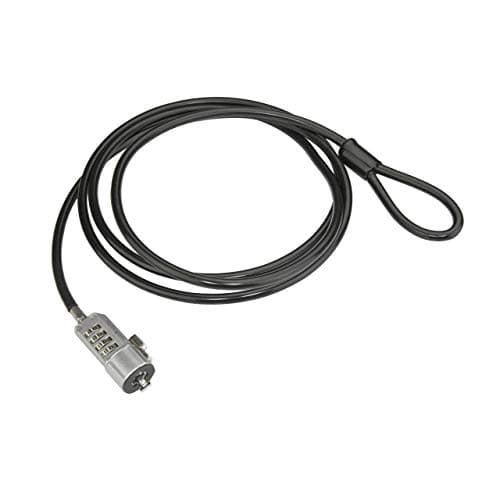 Image of StarTech.com Laptop Combination Lock - 6 ft - Vinyl Coated Steel Cable - 4 Digit - Computer Lock - Security Lock - Laptop Lock Cable (LTLOCK)