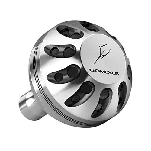 Image of GOMEXUS Power Knob Compatible for Shimano Stella FJ 1000-5000 Ultegra FB Daiwa Exist LT 1000-4000 Direct Daiwa Saltist Back Bay LT Drill Fitment Reel Handle Replacement 38mm Metal Round