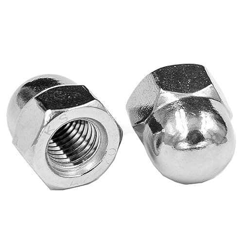 Image of Yesmin 12 Pcs M8 Dome Nut,304 Stainless Steel,For Industry,Power,Hardware,Equipment,Etc