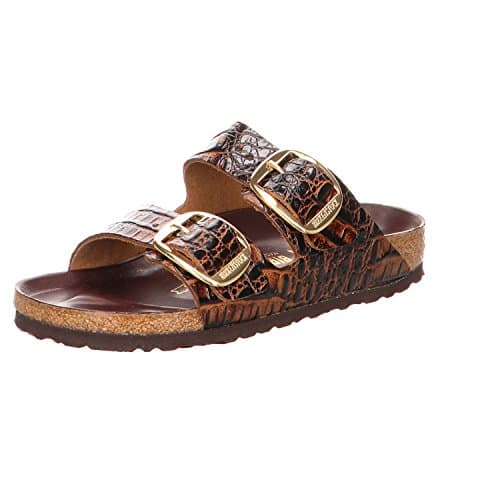 Image of Birkenstock Arizona Big Buckle Mules/Clogs Women Brown - 7.5 - Mules Shoes