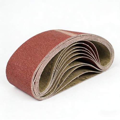Image of 15 Pcs Sanding Belts 100x610mm, 5 Grits 80/120/150/240/400 (3 Each) Aluminum Oxide Abrasive Belts Set for Belt Sander Wood Metal Plastic and Glass Fiber Sanding Polishing Sharpening