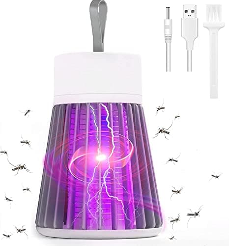 Image of [2026 Upgraded] Electric Mosquito Killer Lamp, Portable Fly Killer Insect Killer Trap, Rechargeable Bug Zapper for Indoors Outdoor Office Patio Camping