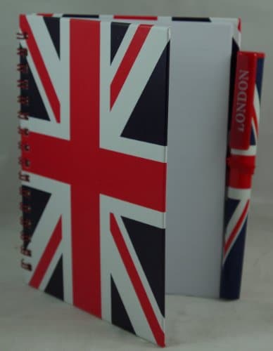 Image of UNION JACK NOTEPAD & PEN SET