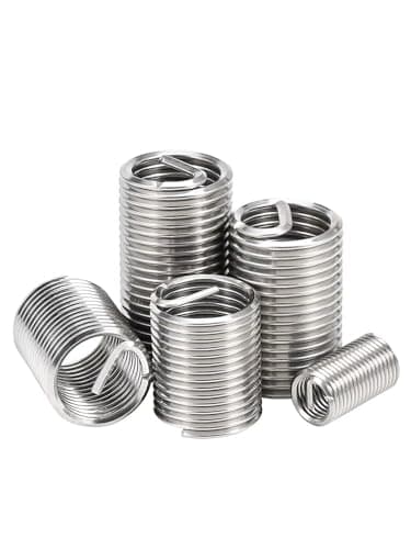 Image of Thread Repair Insert,2pcs M30*1.5/3.5 * 1D~3D 304 Stainless Steel Wire Sleeve Bushing Screw Coil Nut(M30x3.5x1D)
