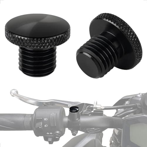 Image of evermotor M10 Blanking Plug 10mm Blind Bolts for Motorbike Mirror Holes CNC Aluminum Plug Caps for Bike Mirrors Clockwise Thread Screws(2 PCS)